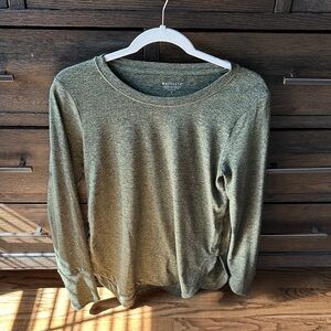 Athleta Olive Long Sleeve Shirt